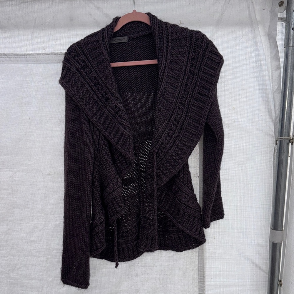 Elsamanda Women's purple  Knit Sweater